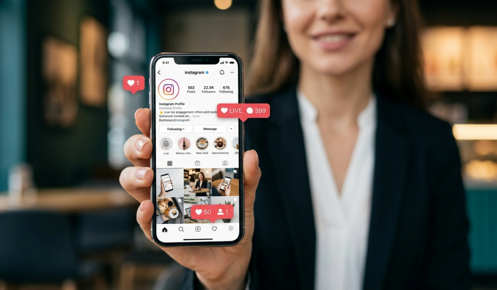 Gestion des réseaux sociaux et interaction avec la communauté sur un smartphone pour optimiser l'e-réputation